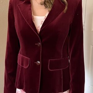 Vintage Satorelli velvet blazer